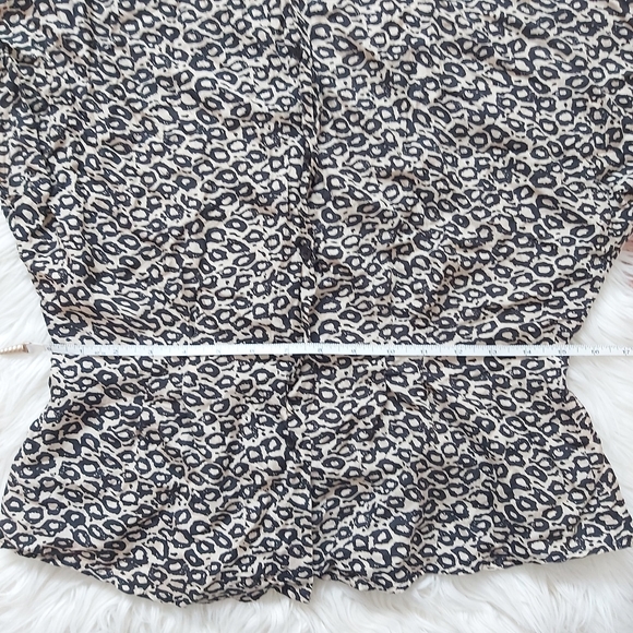 Retro Vintage 100% Silk Leopard Print Blouse Top - Picture 12 of 13